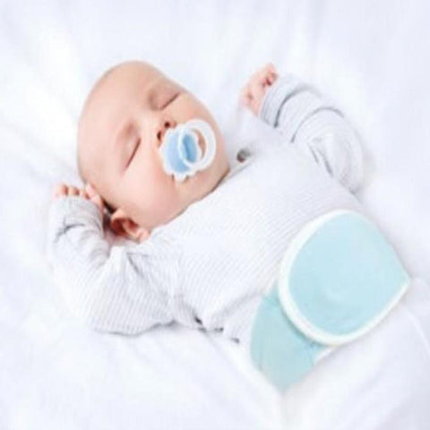 Centură anti-colici cu gel, albastră