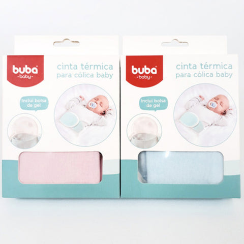 Centură anti-colici cu gel, albastră