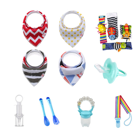 Set pentru bebelusi, multicolor, 7 piese