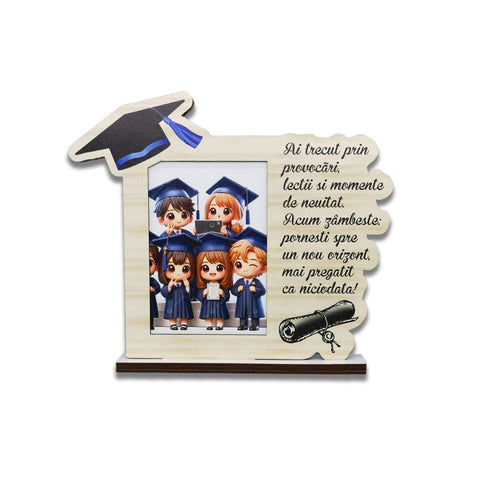 Rama foto absolvire, personalizabila, poza 9*13 cm