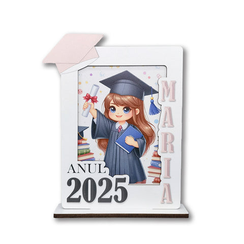 Rama foto absolvire, personalizabila, poza 9*13 cm