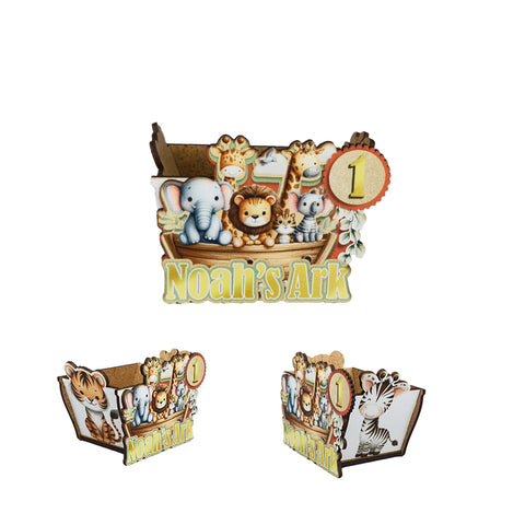 Cutiuta pentru marturie, cu animalute, 6,5 * 8,5 cm