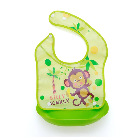 Bavețică cu coș detașabil, verde